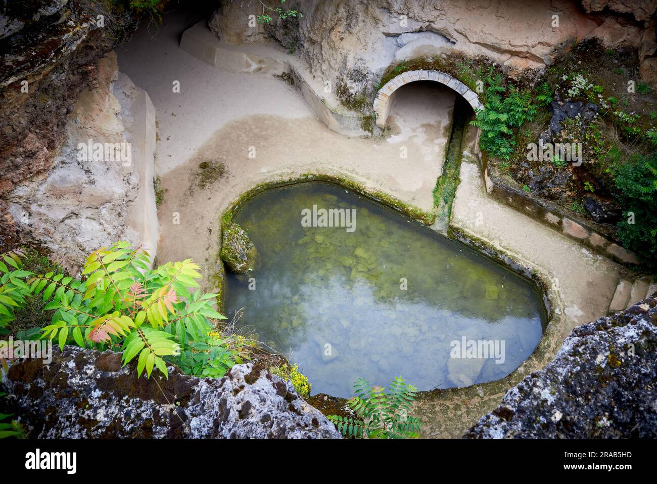 Antique roman thermal baths in Geoagiu-Bai, Romania Stock Photo - Alamy