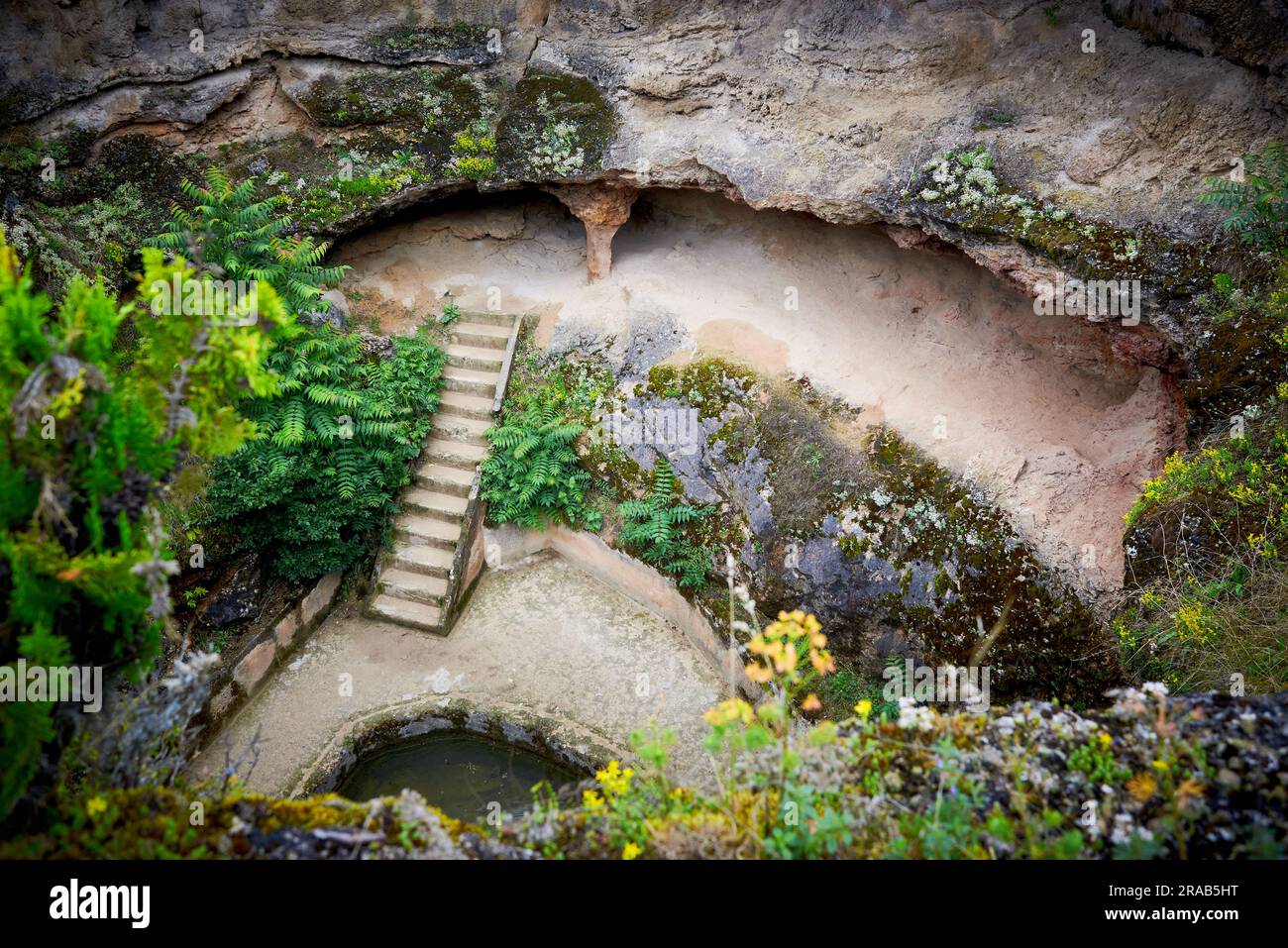 Antique roman thermal baths in GeoagiuBai, Romania Stock Photo Alamy