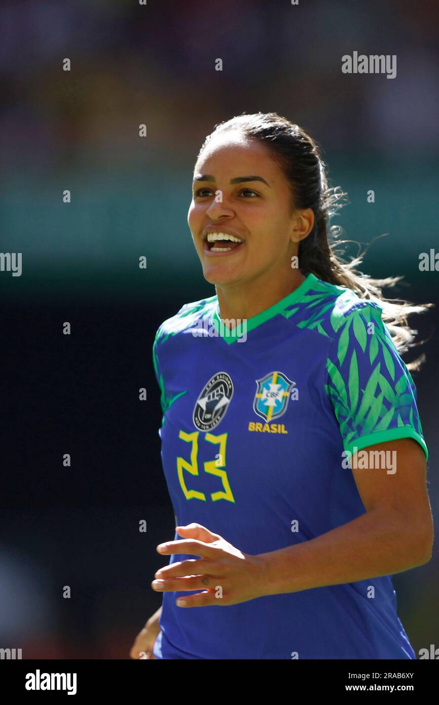 Brasilia, Brazil. 02nd July, 2023. Gabi Nunes of Brazil, during the match between Brazil vs Chile, for the Womens International Football Friendly, at Mane Garrincha Stadium, in Brasilia on July 02. Photo: Adalberto Marques/DiaEsportivo/Alamy Live News Credit: DiaEsportivo/Alamy Live News Stock Photo