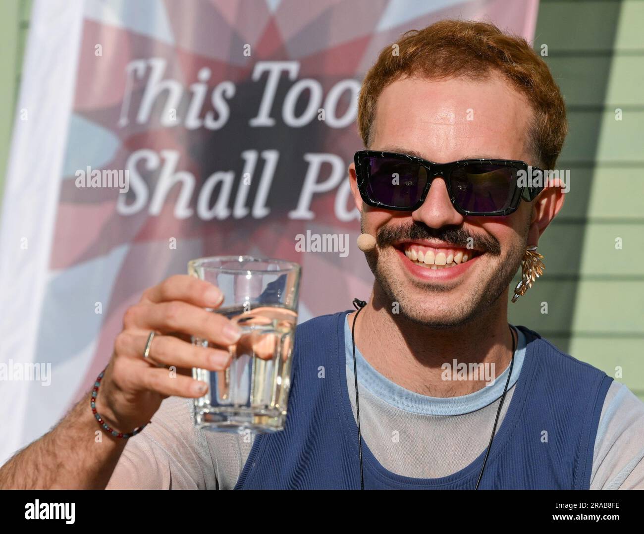 Potsdam, Germany. 02nd July, 2023. Kim de l'Horizon comes to the