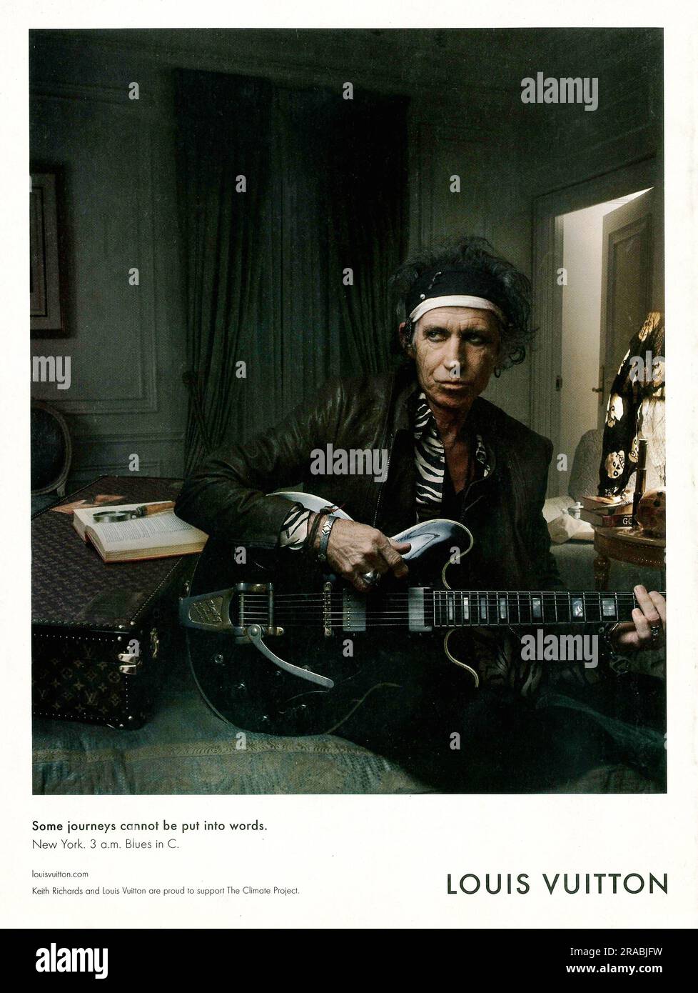 Keith Richards and Louis Vuitton are proud to support the Climate