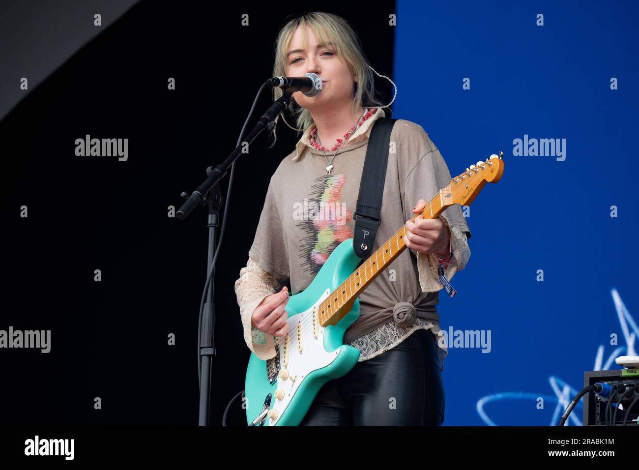 2nd July 2023 London UK Annika Bennet performs at Day Six of American Express Presents BST Hyde Park in London, United, Kingdom. Stock Photo