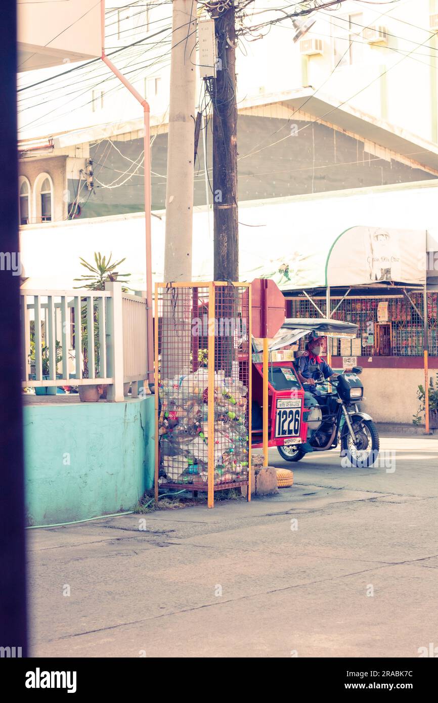 A tricycle in Olongapo, Zambales, Philippines Stock Photo