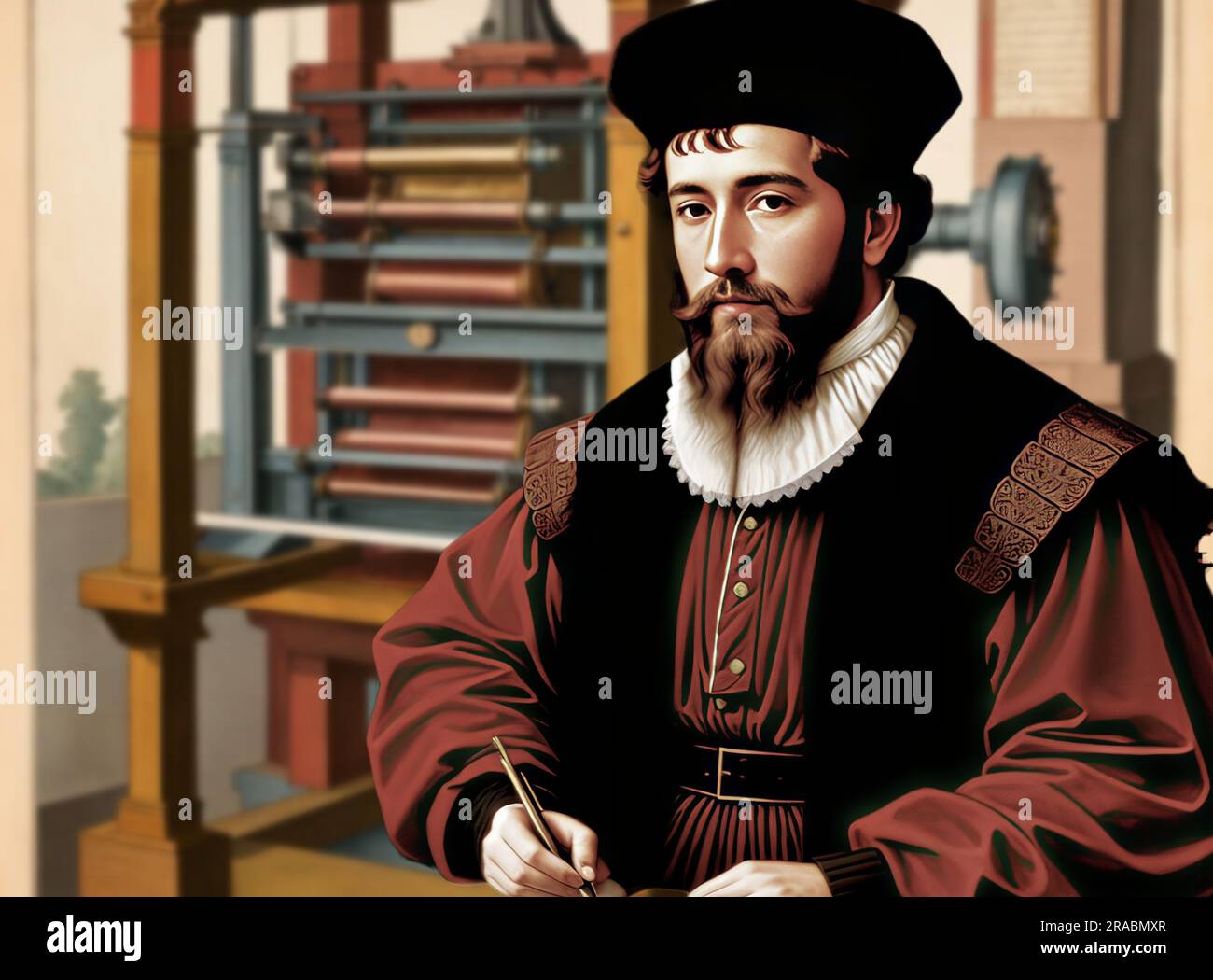 Johannes Gutenberg was a German inventor and craftsman who introduced