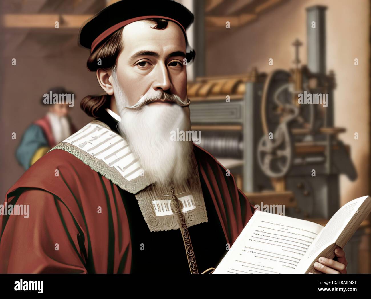 Johannes Gutenberg was a German inventor and craftsman who introduced