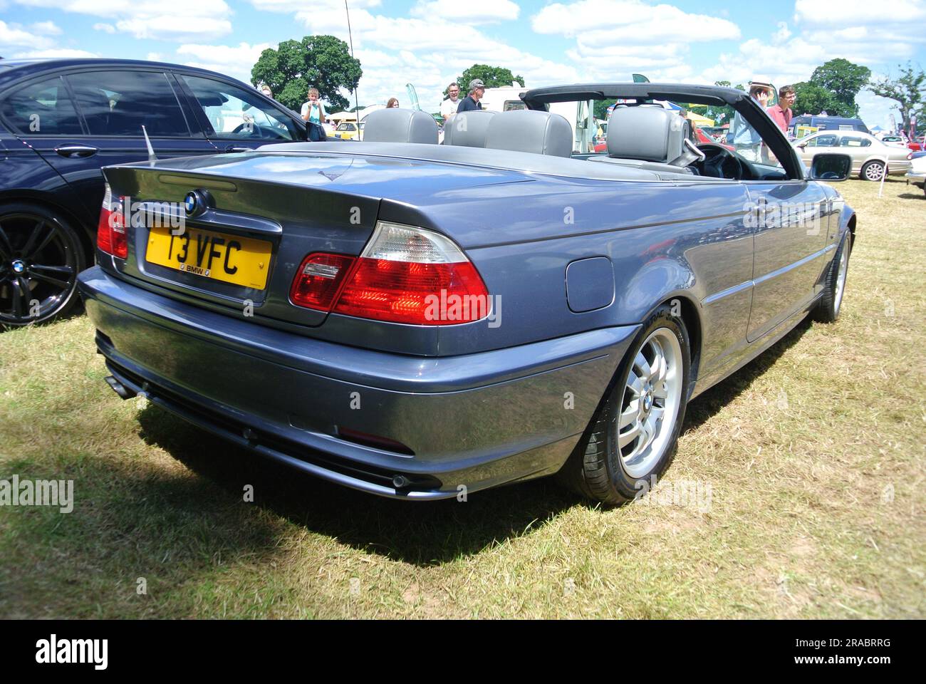 A 2002 BMW 3 Series convertible parked on display at the 47th Historic ...