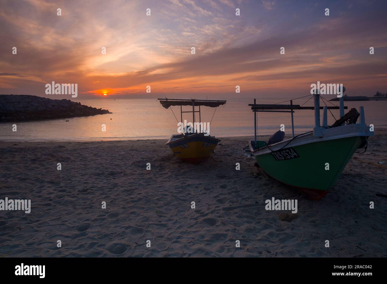 Kuala Terengganu beaches Stock Photo