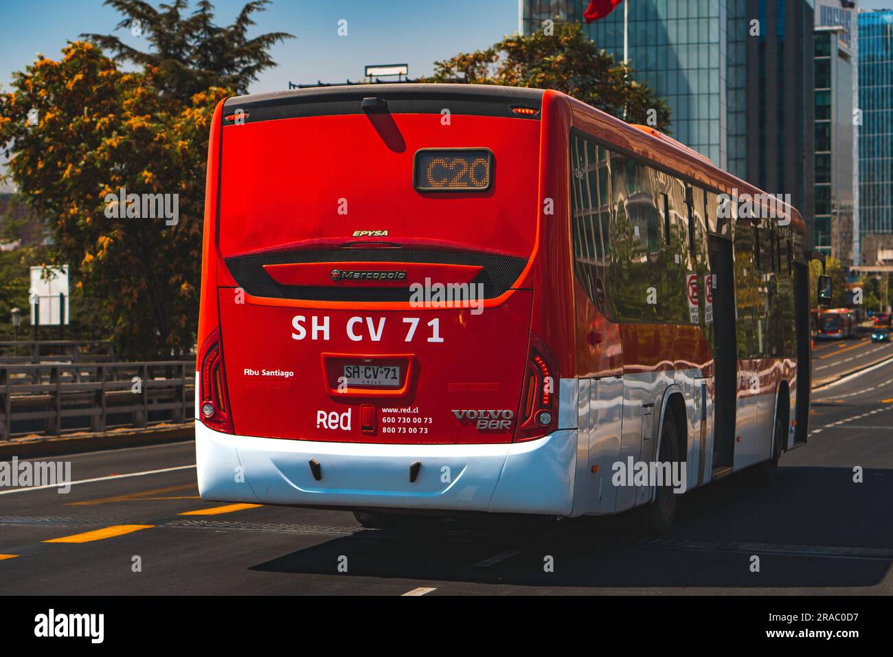Santiago, Chile February 28 2023 A brand new public transport