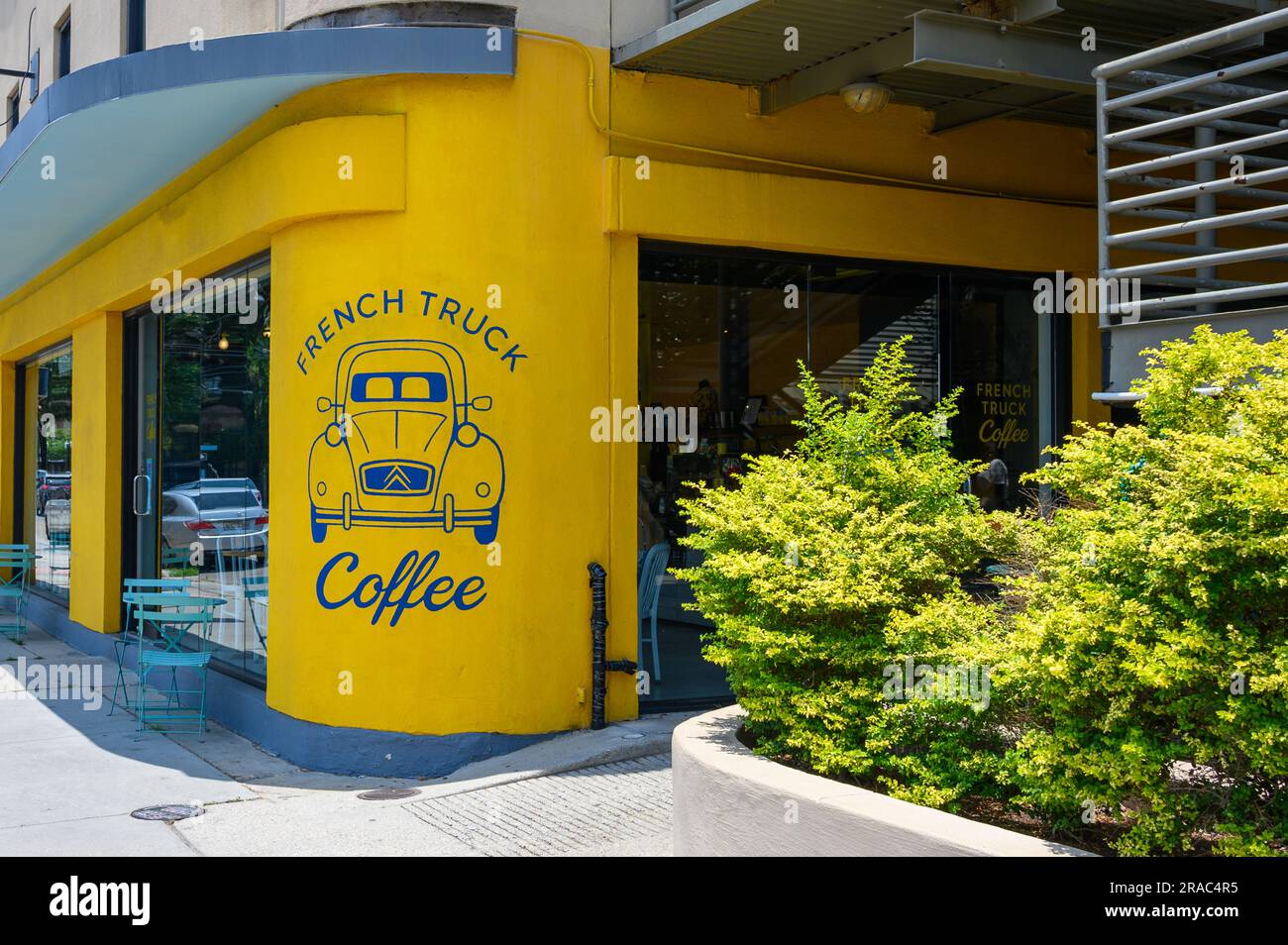 NEW ORLEANS, LA, USA JULY 1, 2023 French Truck Coffee Shop on