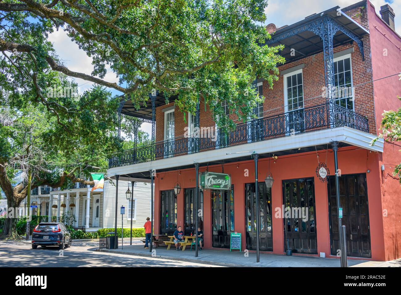 NEW ORLEANS, LA, USA JULY 1, 2023 Front of Tracey's Original Irish Channel Bar Stock Photo