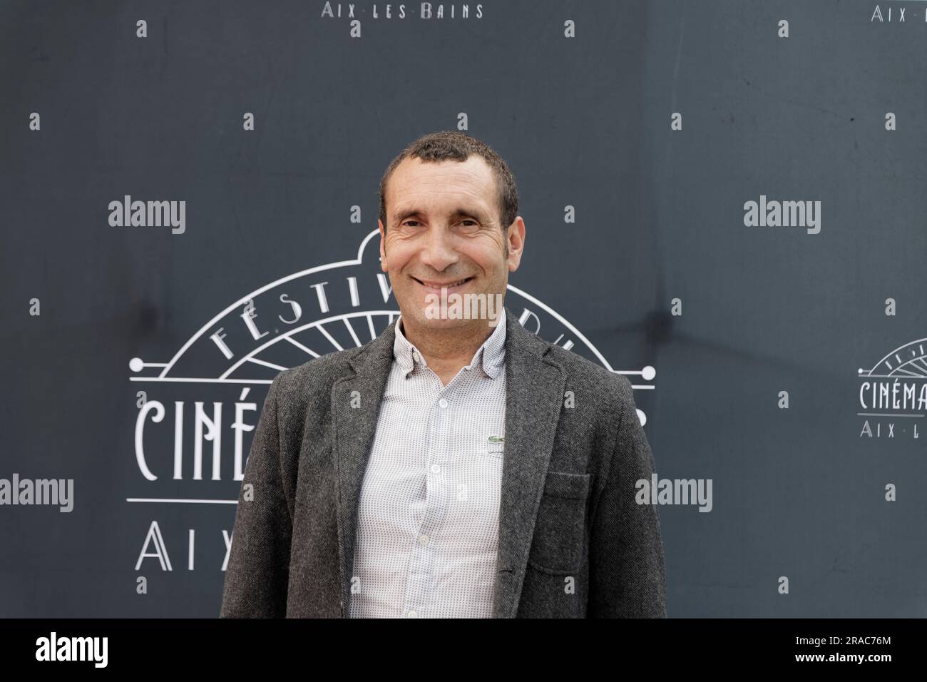 Aix-Les-Bains, 2023.8th June, 2023. Zinedine Soualem, actor, attends the French Film and Gastronomy Festival in Aix-Les-Bains, France. Stock Photo