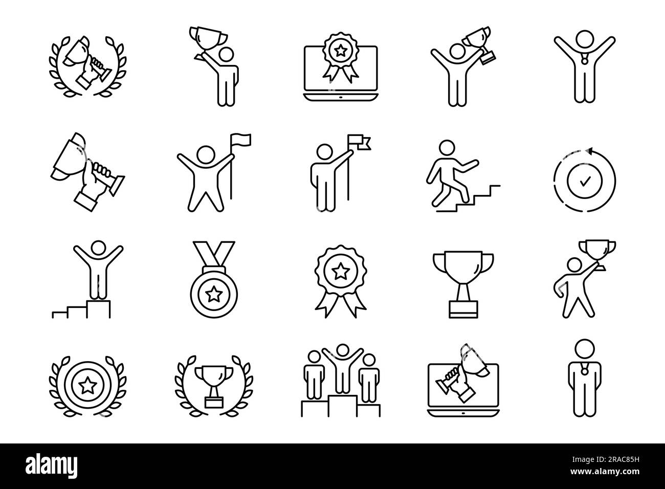 Gold medal ceremony present Stock Vector Images Alamy