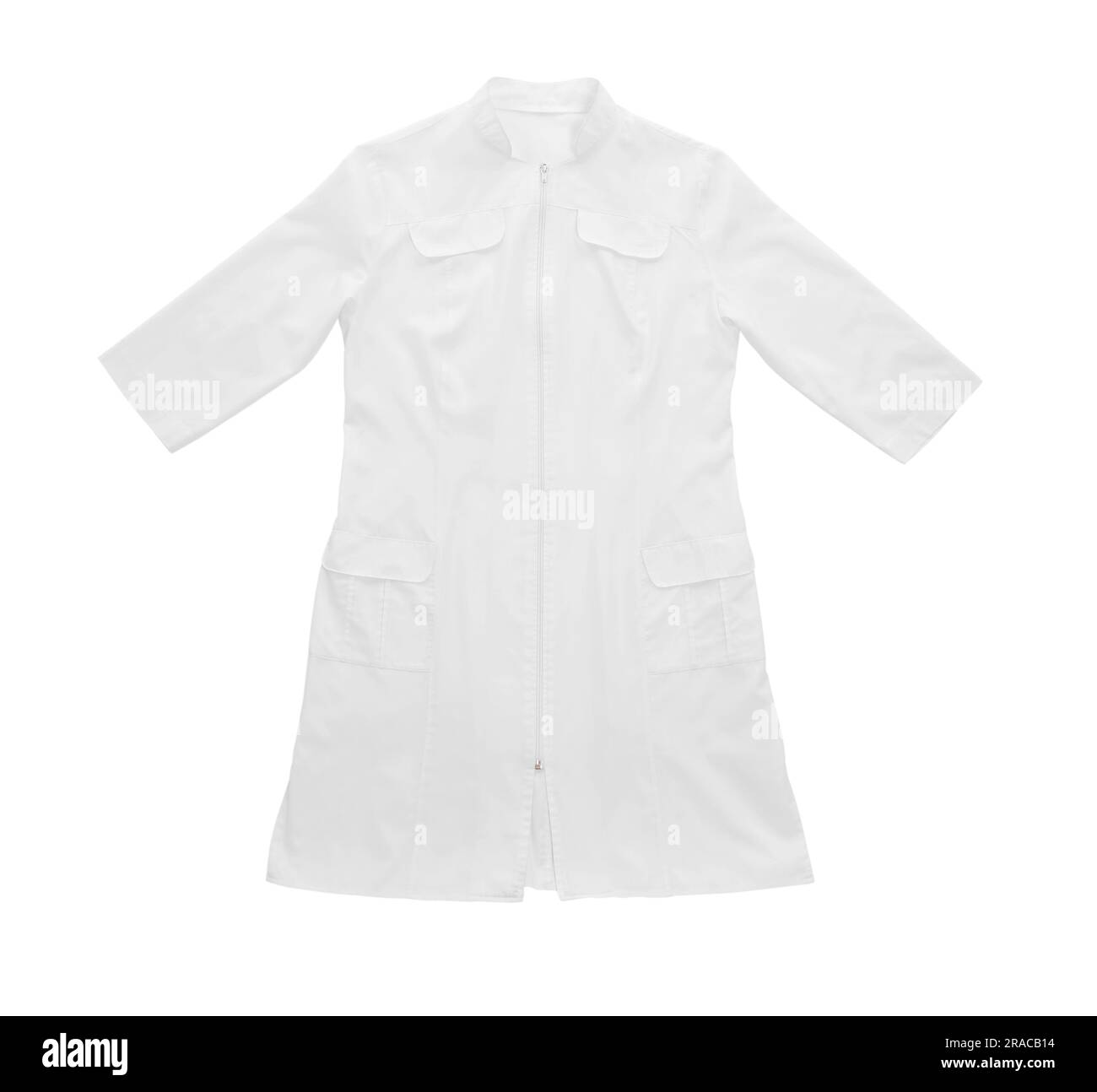 Medical uniform isolated on white, top view. Professional work clothes Stock Photo Alamy