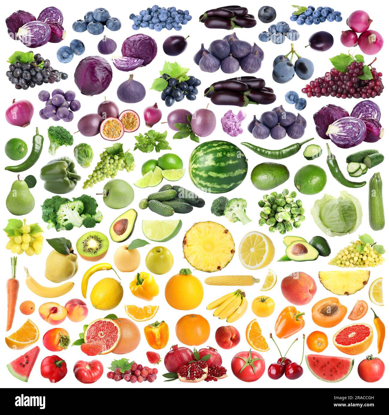 https://c8.alamy.com/comp/2RACCGH/many-fresh-fruits-and-vegetables-arranged-in-rainbow-colors-on-white-background-collage-2RACCGH.jpg