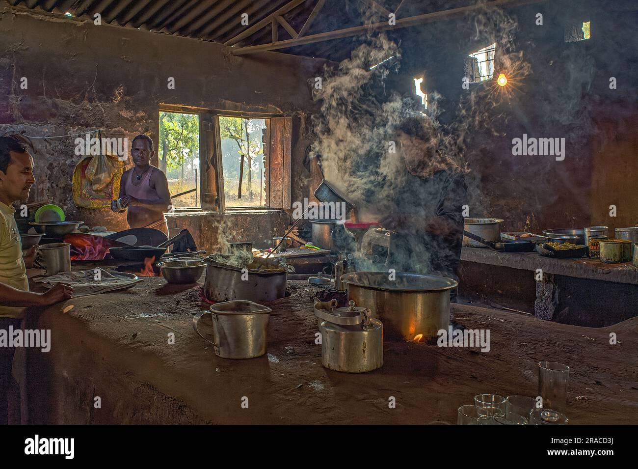 12 28 2014 Kitchen of Traditional Indian roadside Food joint(Dhaba) 70 ...