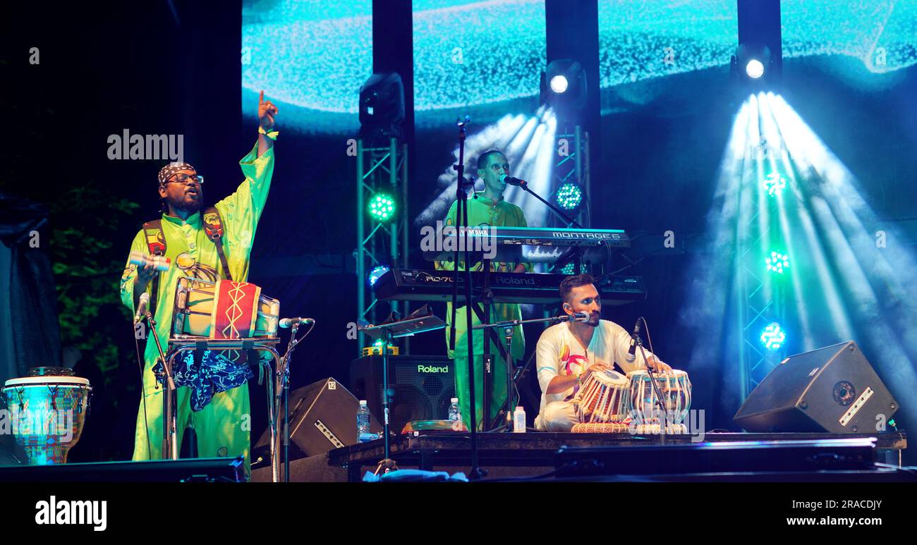 Aseana Percussion Unit at the Rainforest World Music Festival, Sarawak