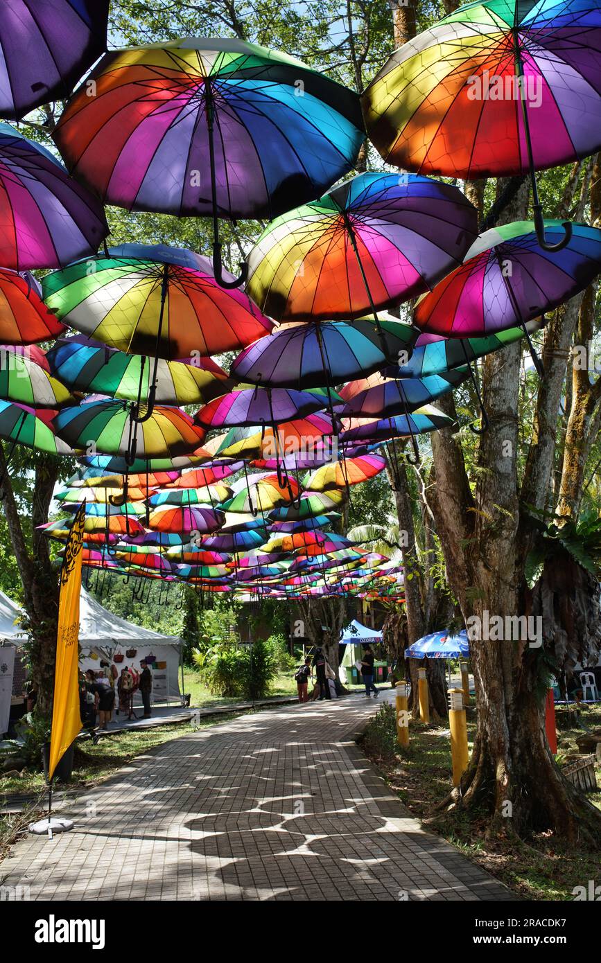 Painting art shop at the Rainforest World Music Festival, Borneo