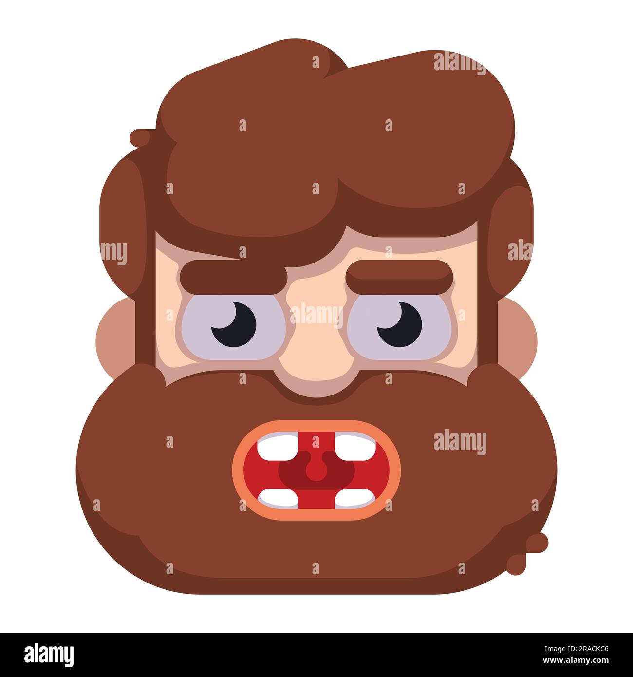 Cat Emoji Frowning Pictorial Representation Mouth Open Stock Vector by  ©get4net 564475148