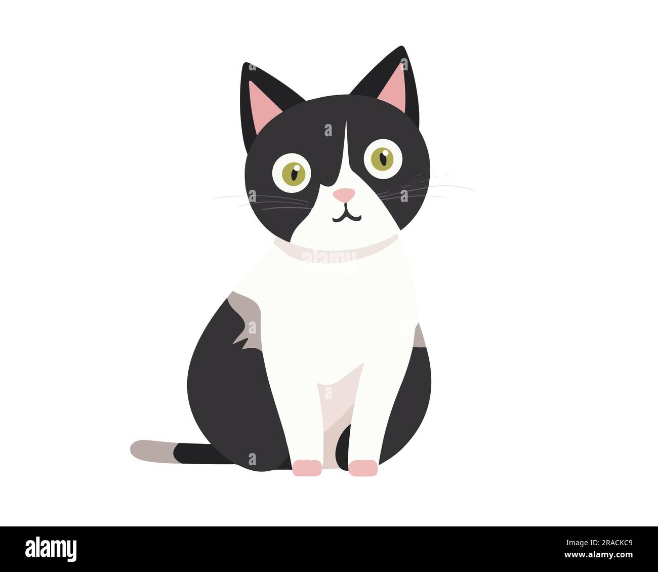 Cat Icon Flat Graphic Design High-Res Vector Graphic - Getty Images