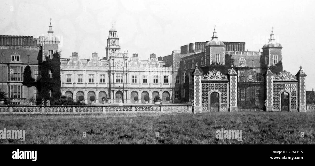 Hatfield House, Victorian period Stock Photo