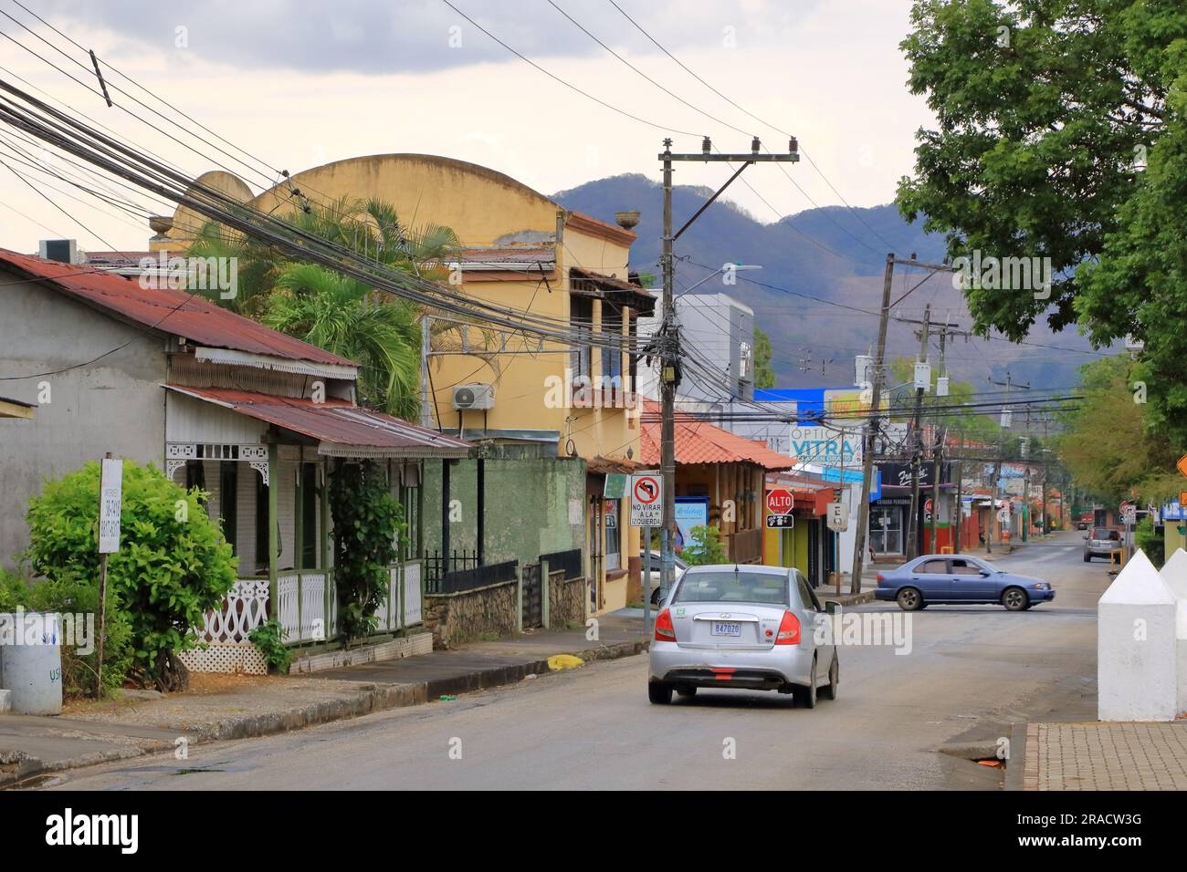 March 12 2023 - Nicoya, Guanacaste in Costa Rica: typical streetlife in ...