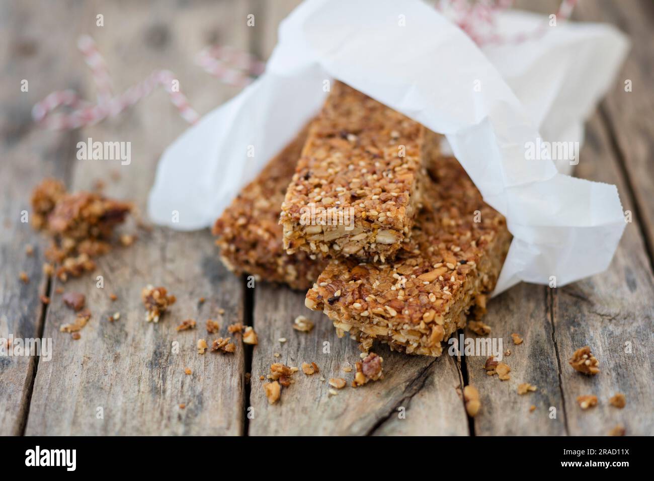Glutenfree lupine muesli with nuts Stock Photo Alamy