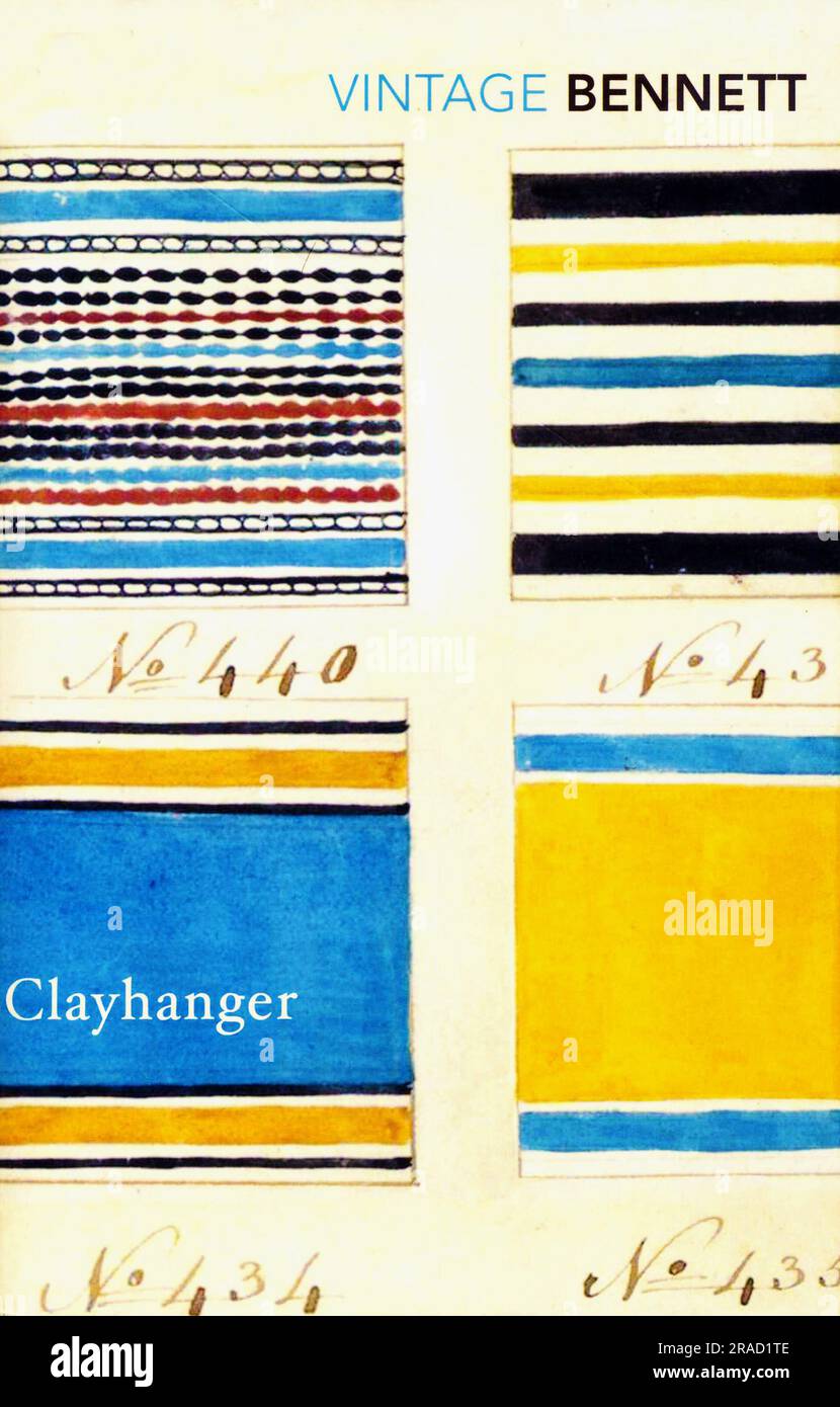 Book cover. 'Clayhanger' by Arnold Bennett. Stock Photo