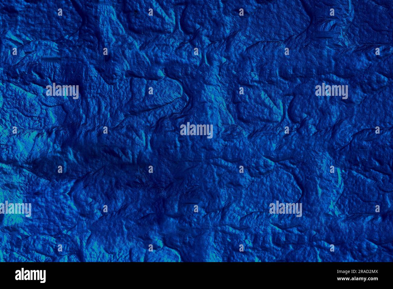 Delicate dark blue rough structured background for decor, text and advertising Stock Photo