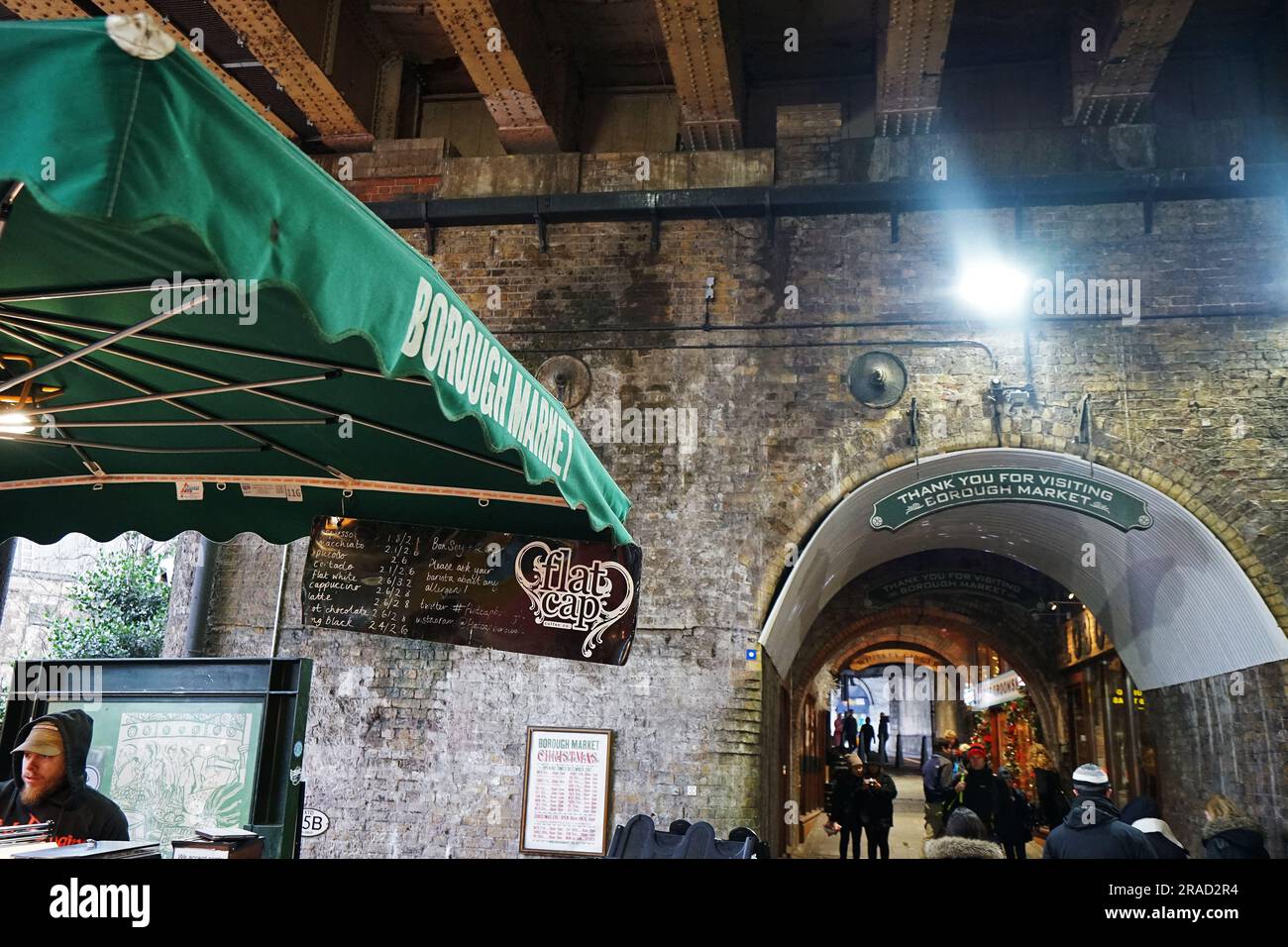 Exterior European decoration and architecture of 'Borough market' , one