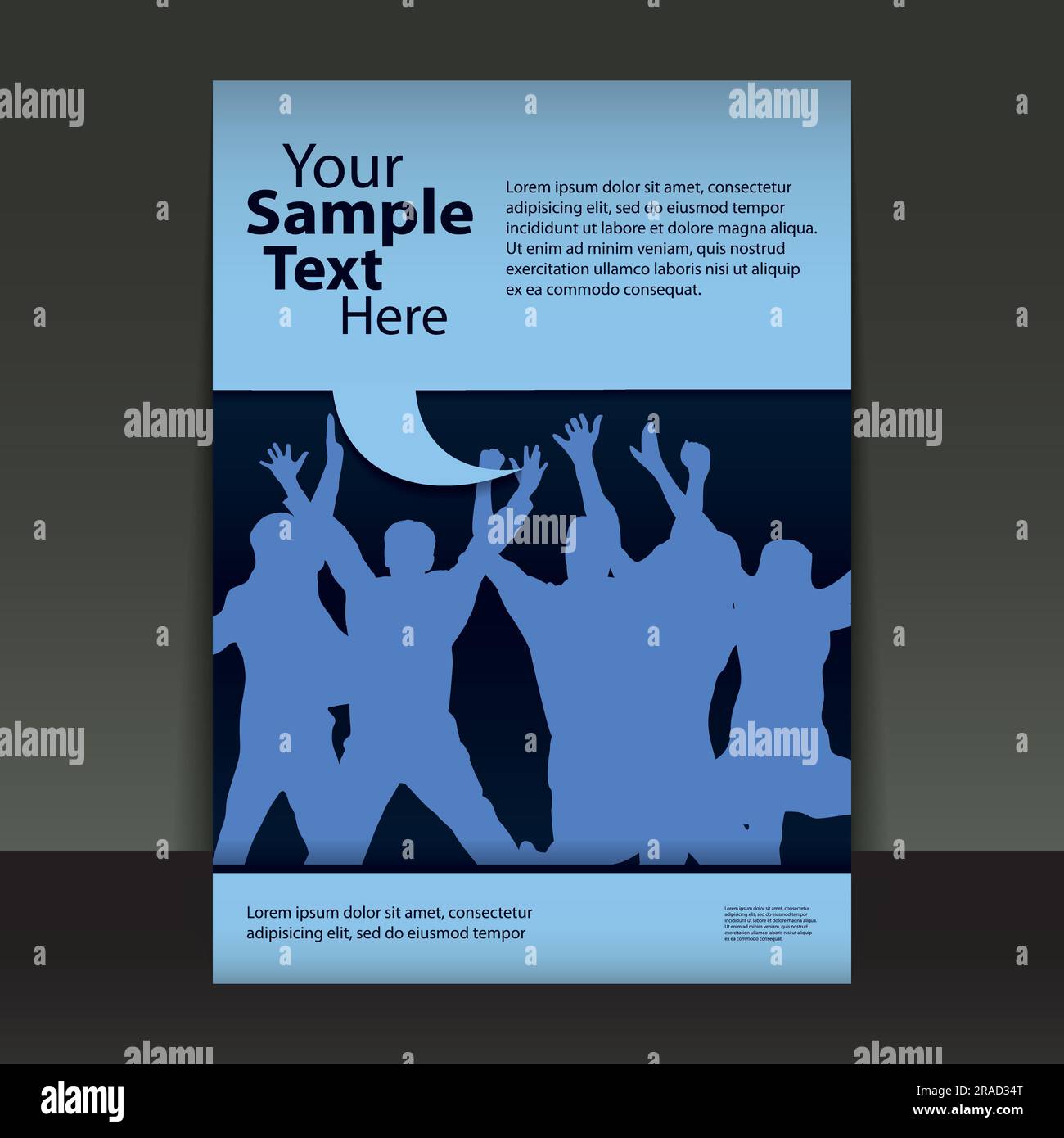 Flyer or Cover Design Stock Vector