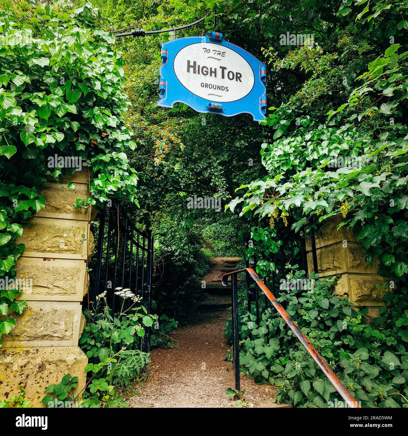 Discover the enchanting charm of Matlock, as the iconic High Tor takes 