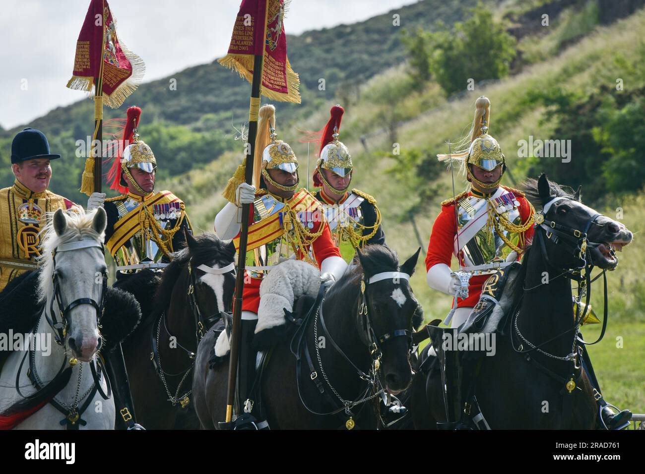 Edinburgh Scotland, UK 03 July 2023. The UK Armed Forces gather for a