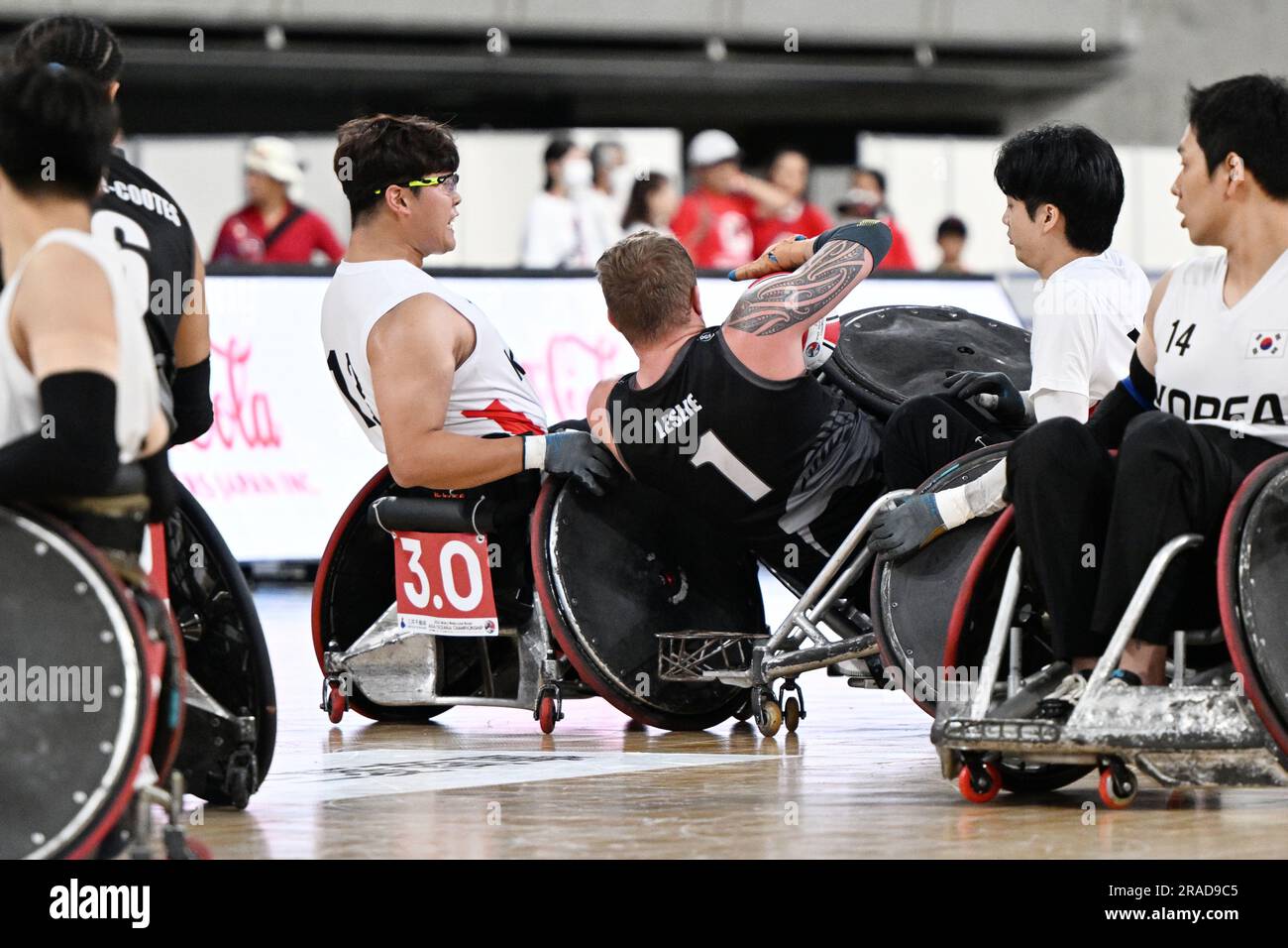(L-R) Young jun An (KOR), Cameron Leslie (NZL), JULY 2, 2023 ...