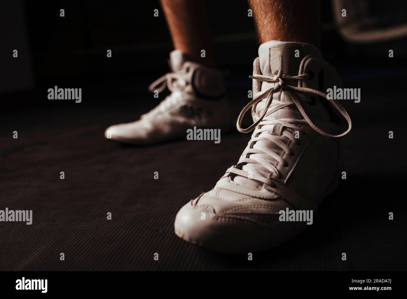 Boxing training shoes hi-res stock photography and images - Alamy