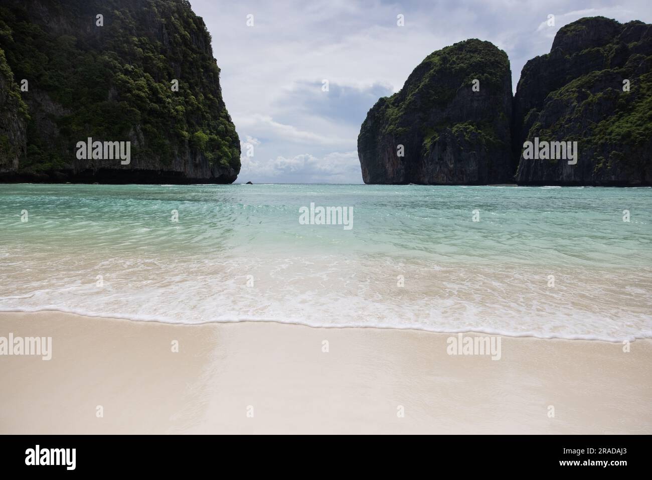 Entrance to Maya Bay, Thailand - set of 'The Beach' movie Stock Photo