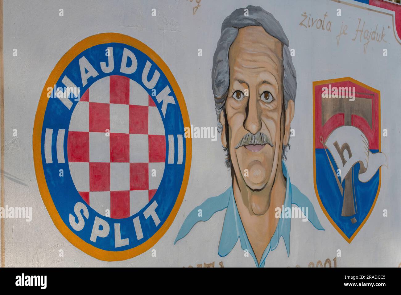 Hajduk Split Mural, Croatia