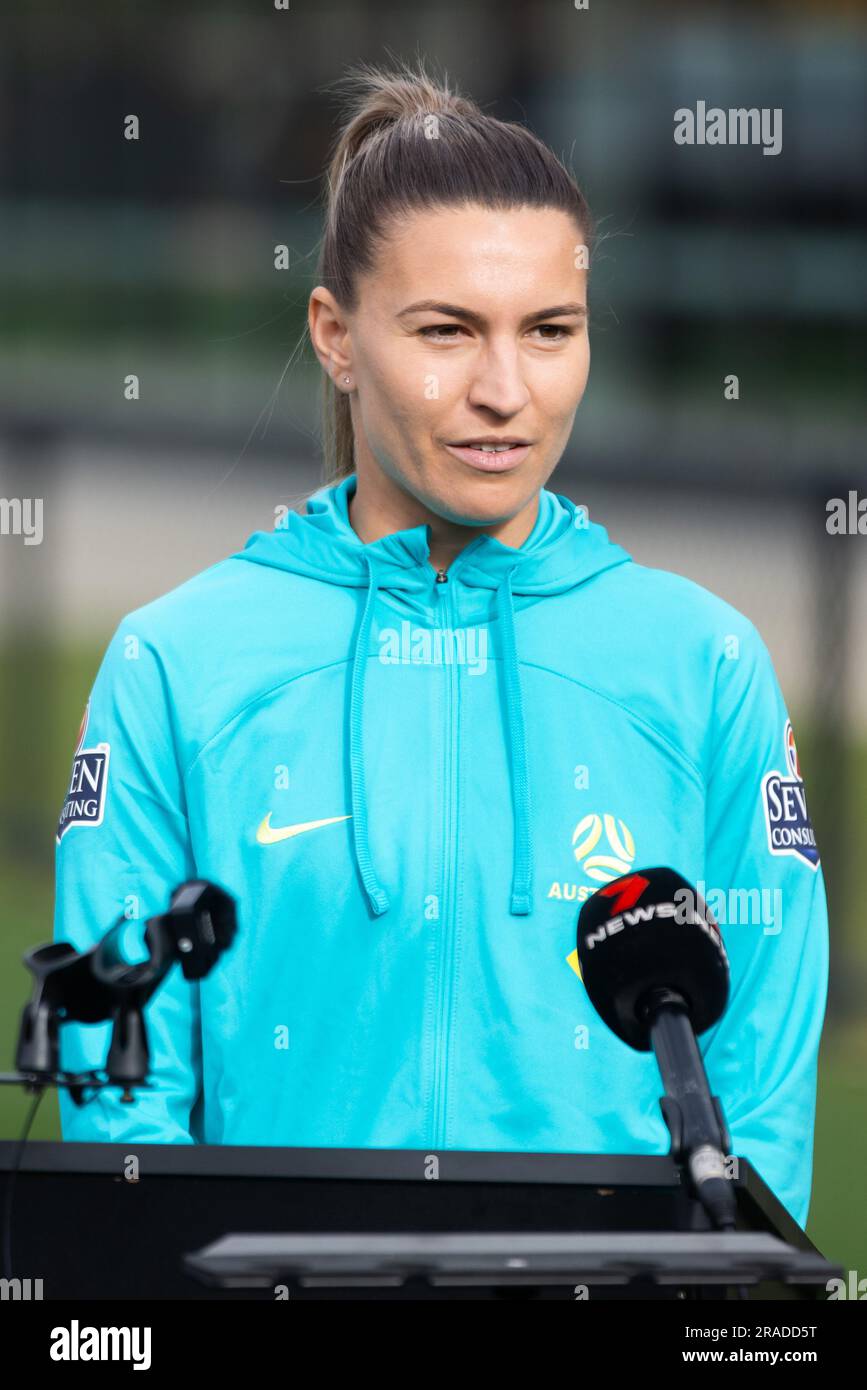 MELBOURNE, AUSTRALIA JULY 03 Matilda Steph Catley at the official