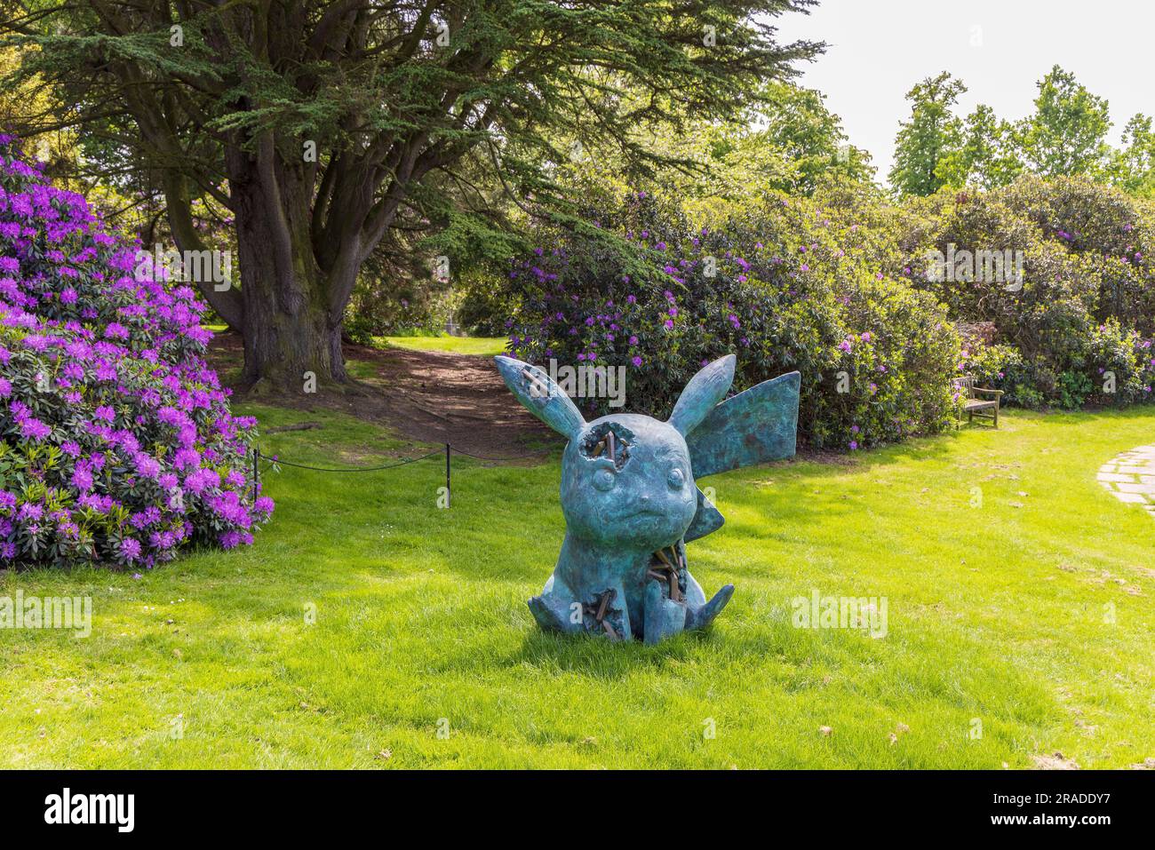 Bronze Crystallized Seated Pikachu (2022) by Daniel Arsham