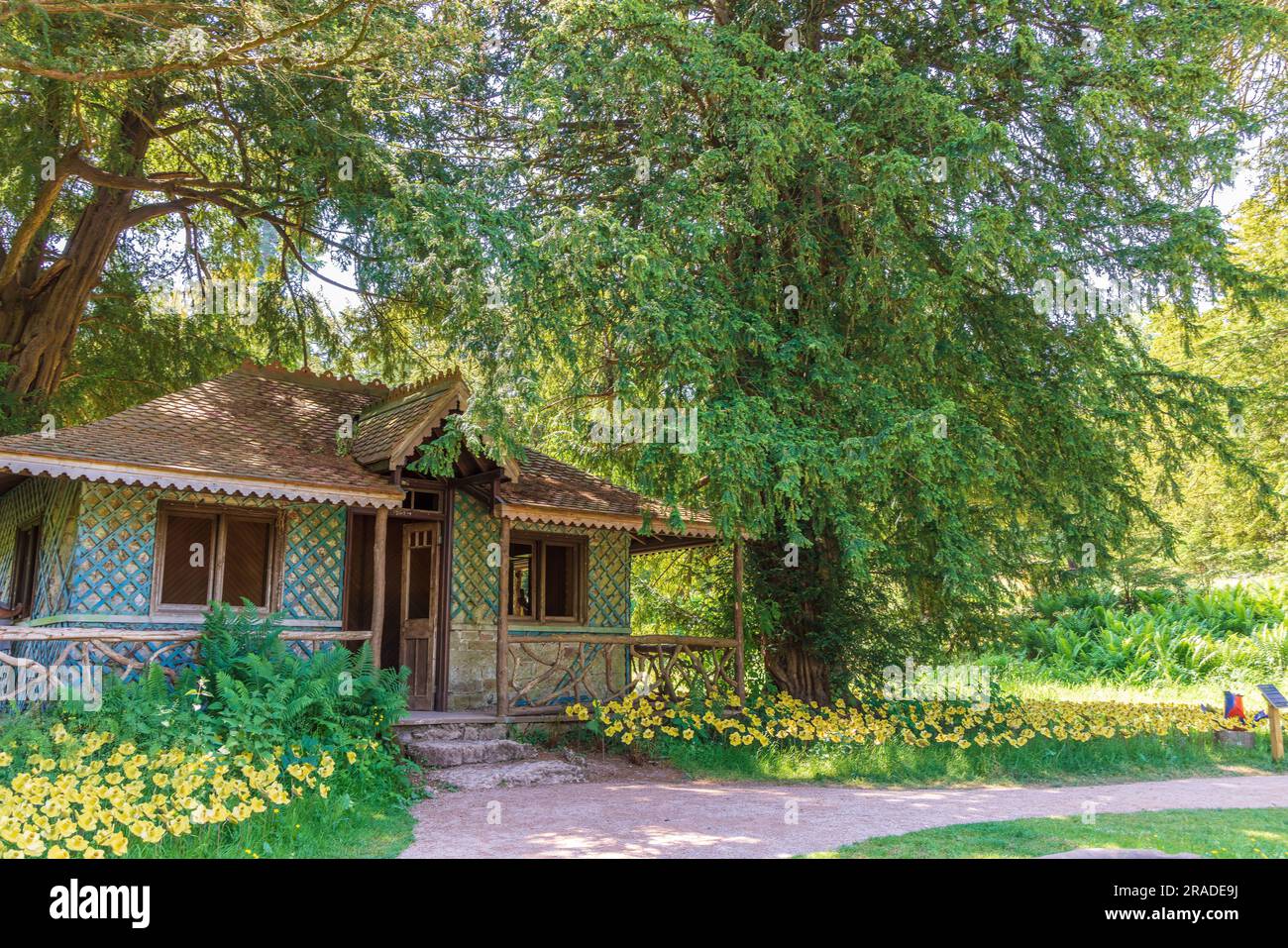 Small garden structure of Countess House at the grounds of Lowther