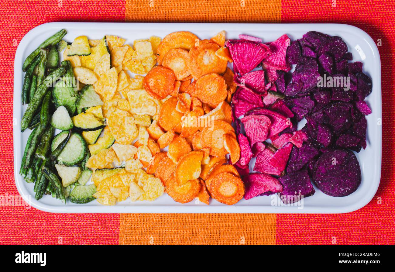 Dehydrated Vegetables Food preservation includes processes that make food more resistant to