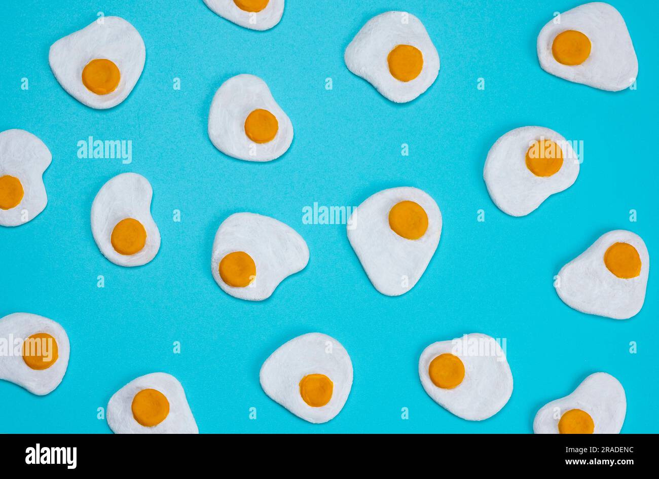Blue eggs top view hi-res stock photography and images - Alamy