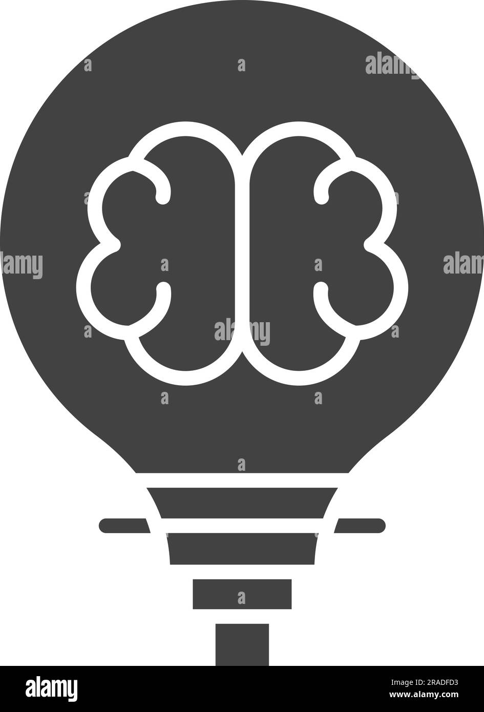 Brainstorm Icon Image. Stock Vector