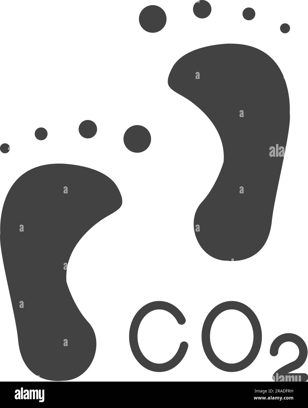 carbon-footprint-icon-image-stock-vector-image-art-alamy