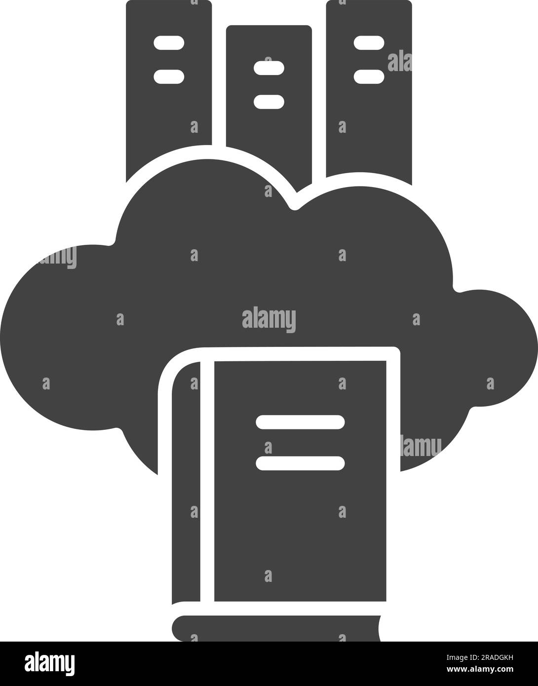 cloud-library-icon-image-stock-vector-image-art-alamy
