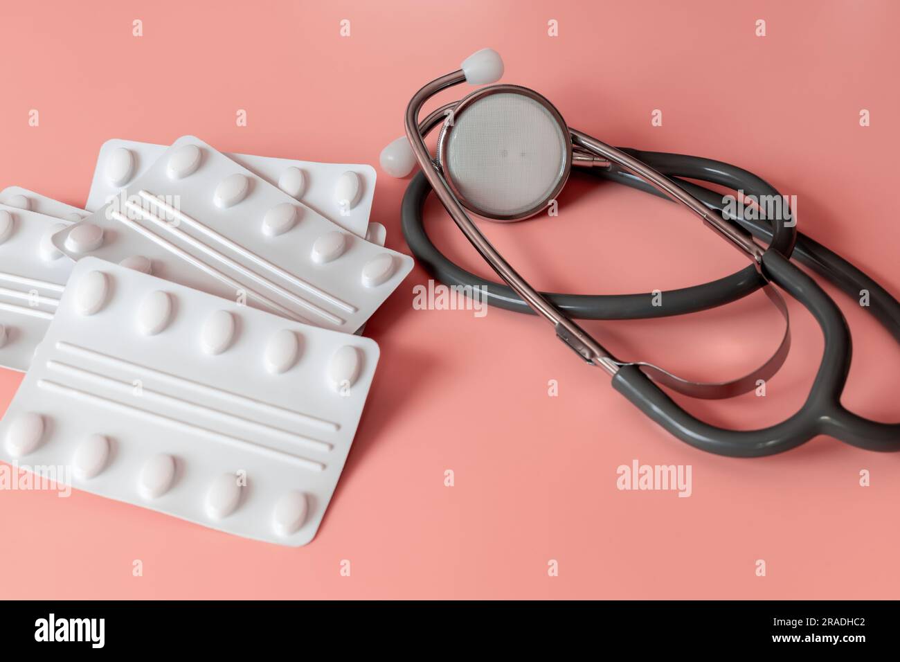 Pharmaceutical empty blister pack. Pack of pills without tablets Stock Photo Alamy