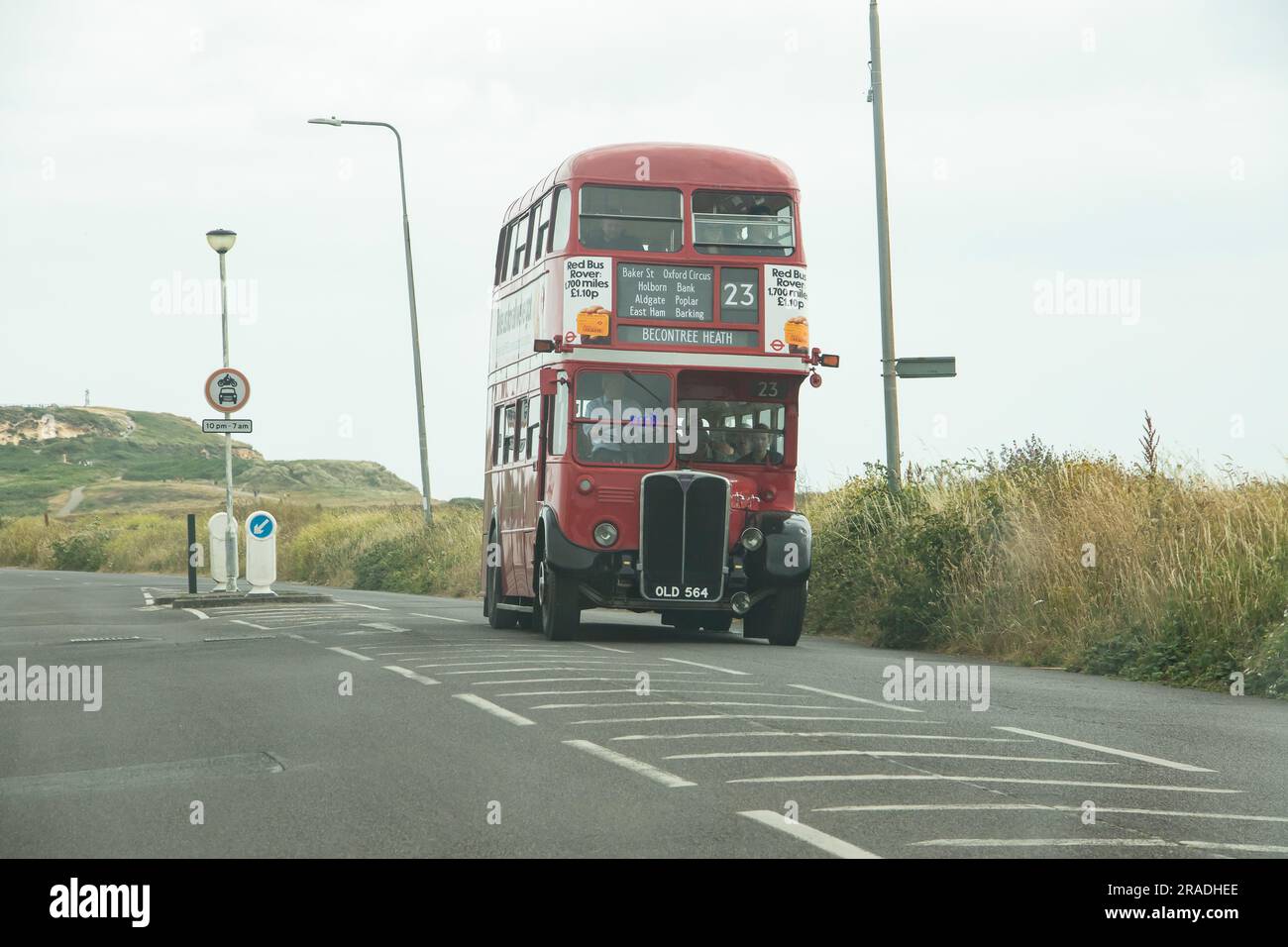 Bournemouth Bus Rally 2023, mostly vintage buses with a few models ans ...