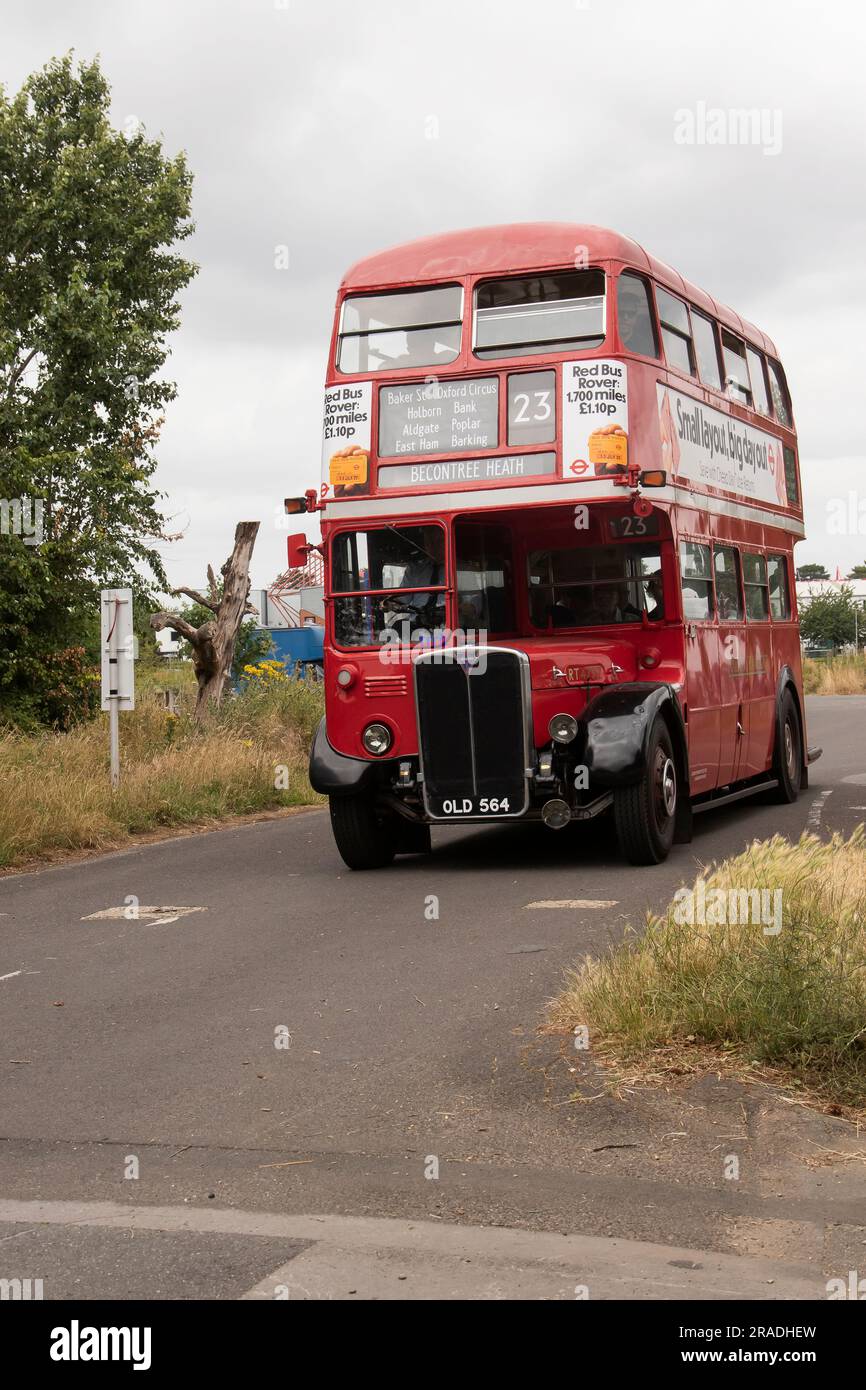 Bournemouth Bus Rally 2023, mostly vintage buses with a few models ans ...