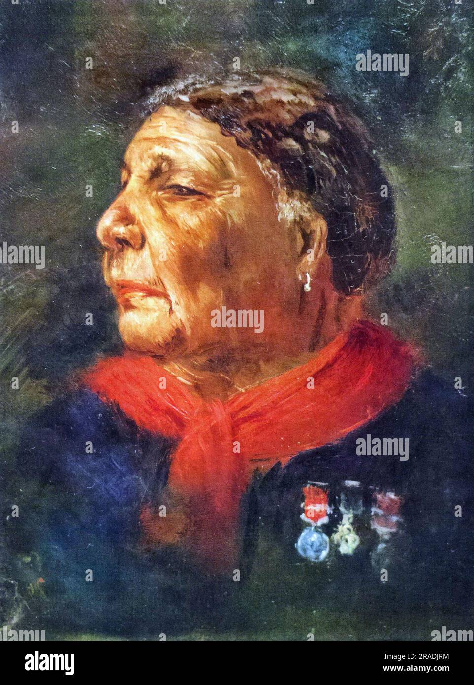Portrait of Mary Seacole by Albert Charles Challen, 1869. Stock Photo