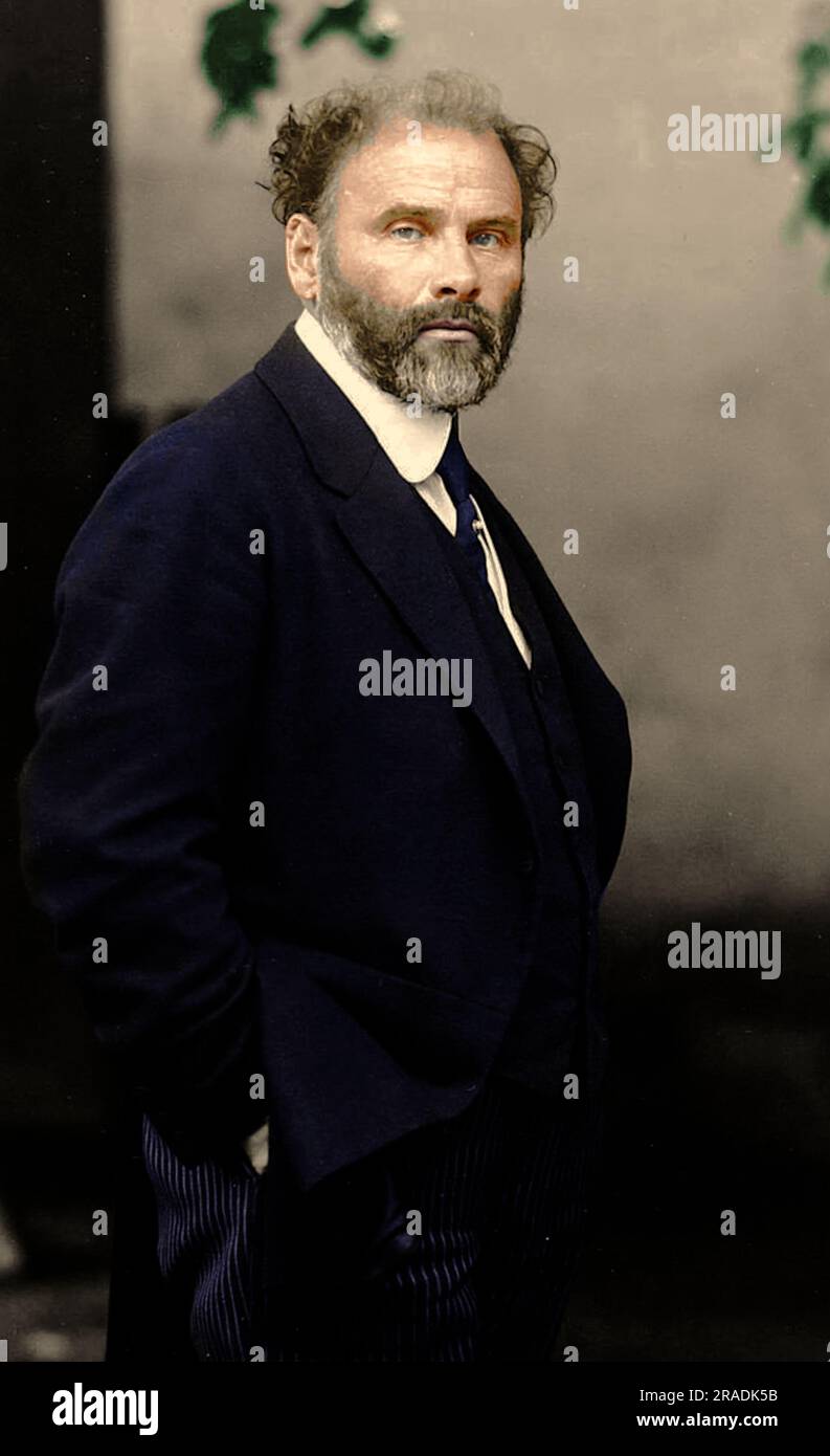 Gustav Klimt - Photograph portrait Stock Photo - Alamy