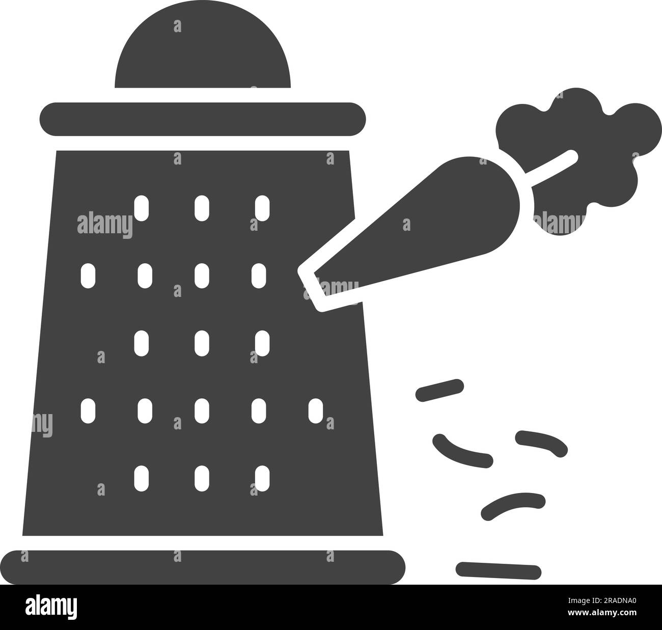 Grater Icon image. Suitable for mobile application. Stock Vector